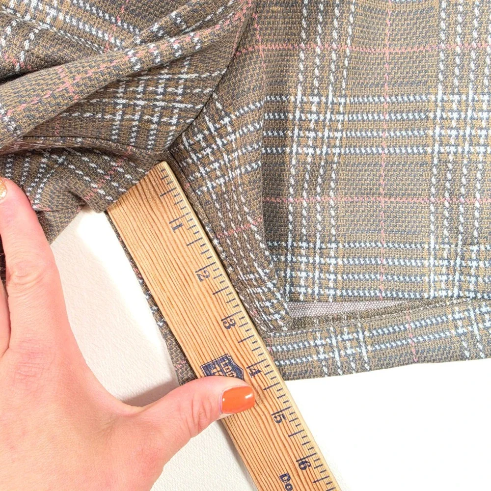 Maurices Plaid Skort Womens L Brown Academia Preppy Dark Academia‎ Y2K Coquette